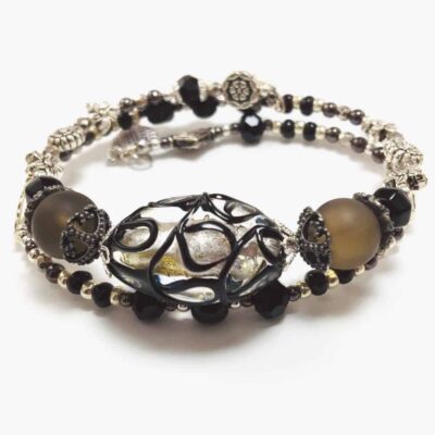 Boho Retro Wrap Beaded Bracelet by Art Filled Soul