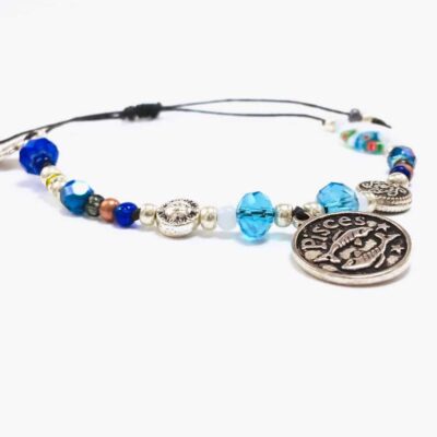 Pisces Astrology Bead Bracelet