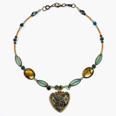 Victorian Heart Choker