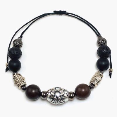 Hawaiian Floral Beaded Bracelet by Art Filled Soul
